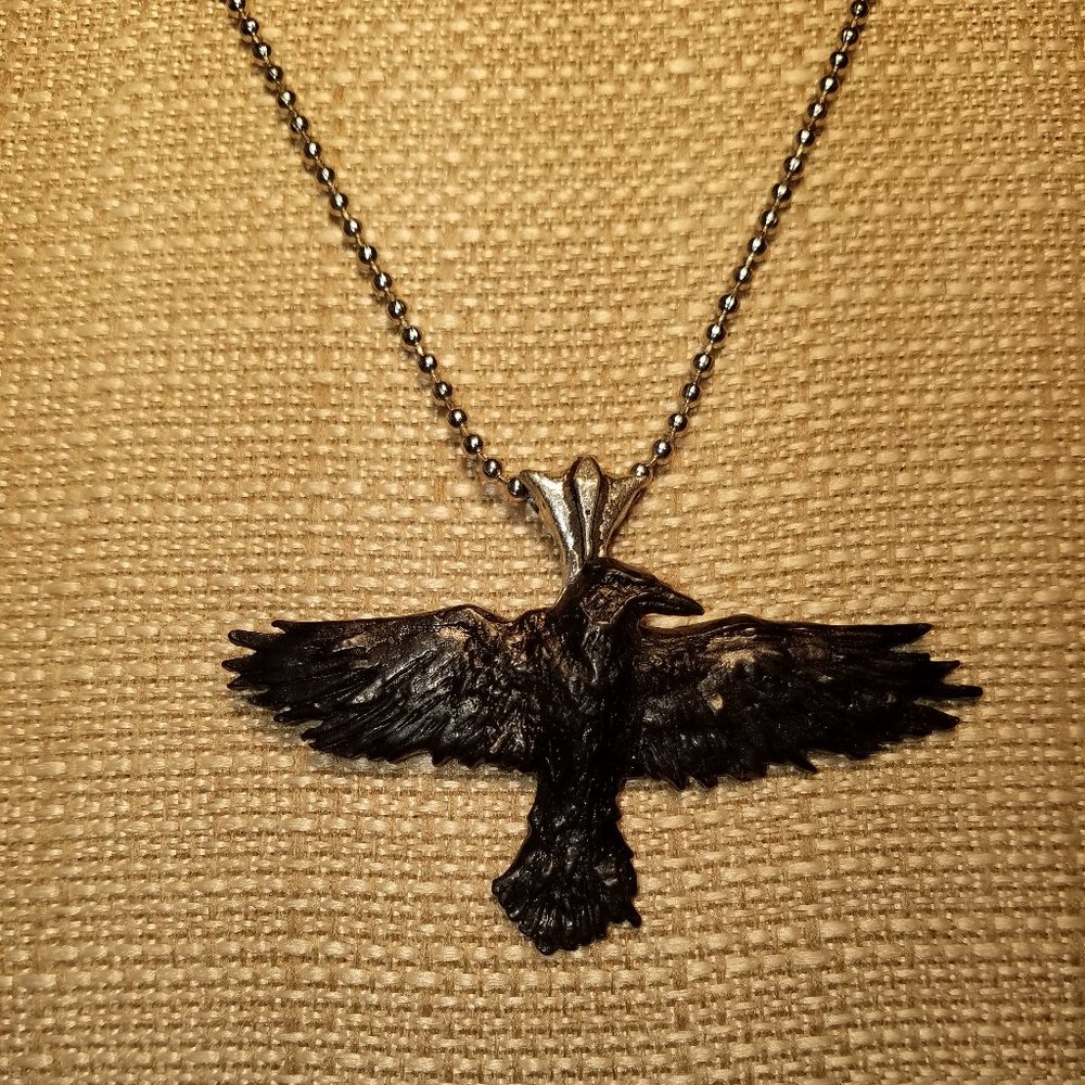 Black Raven Pendant.